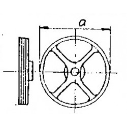 Main Drive Pulley With Grooves